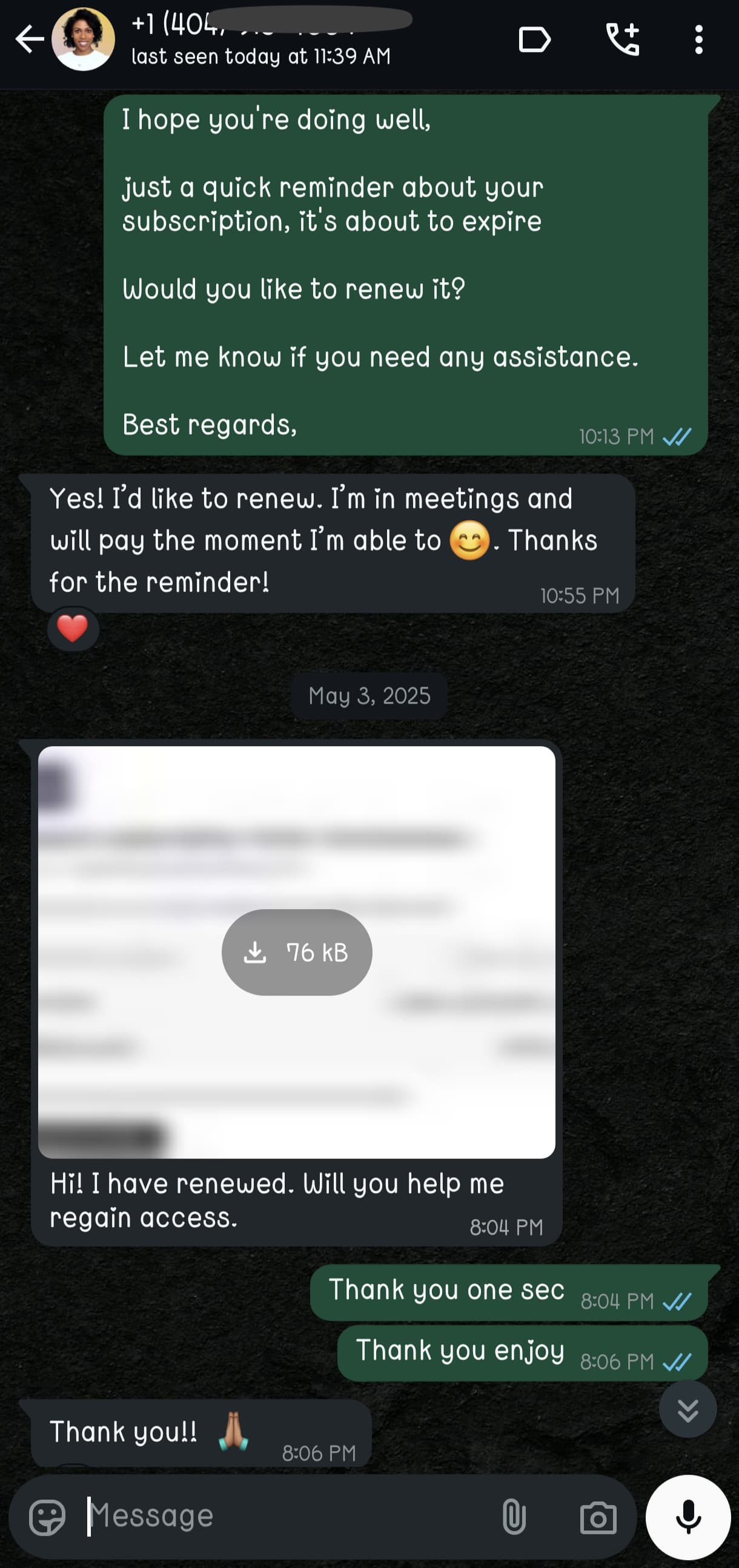 Customer feedback 2